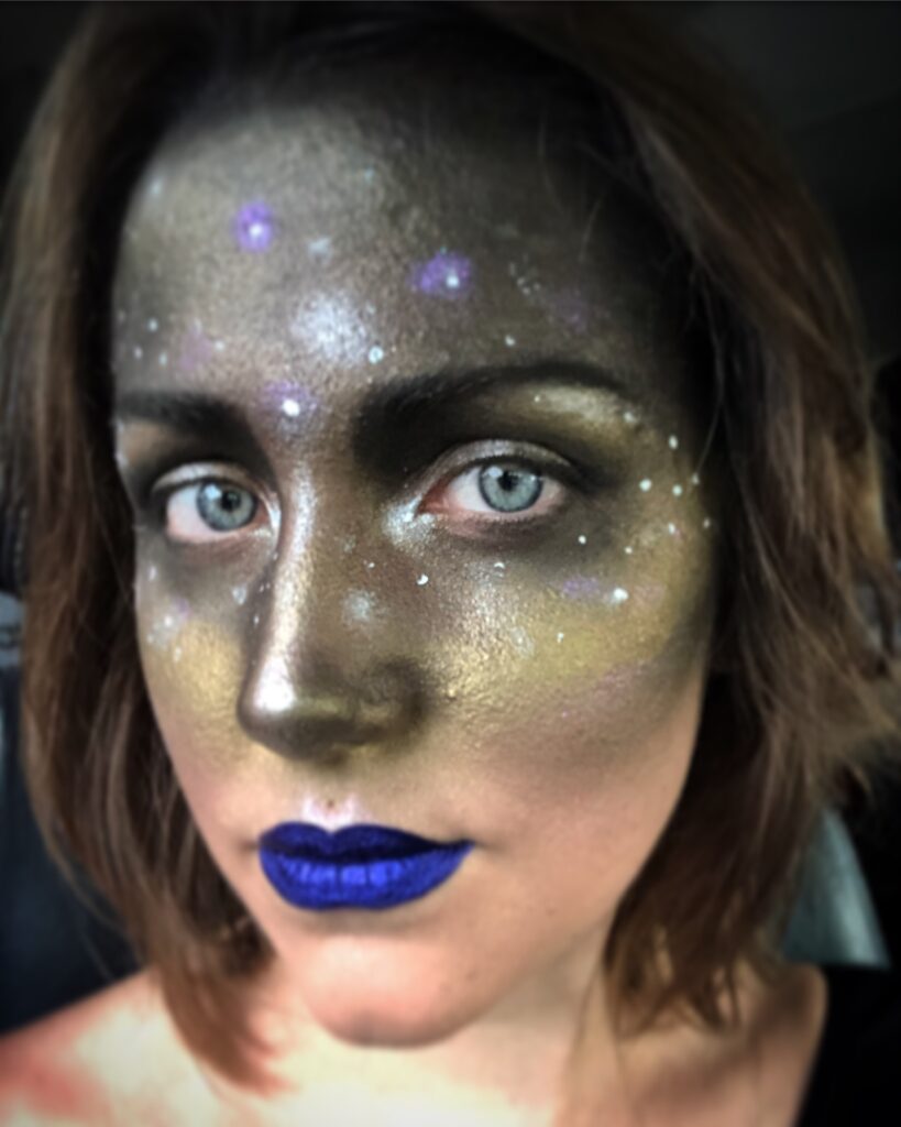 Galaxy Self Portrait | Makeup Photo