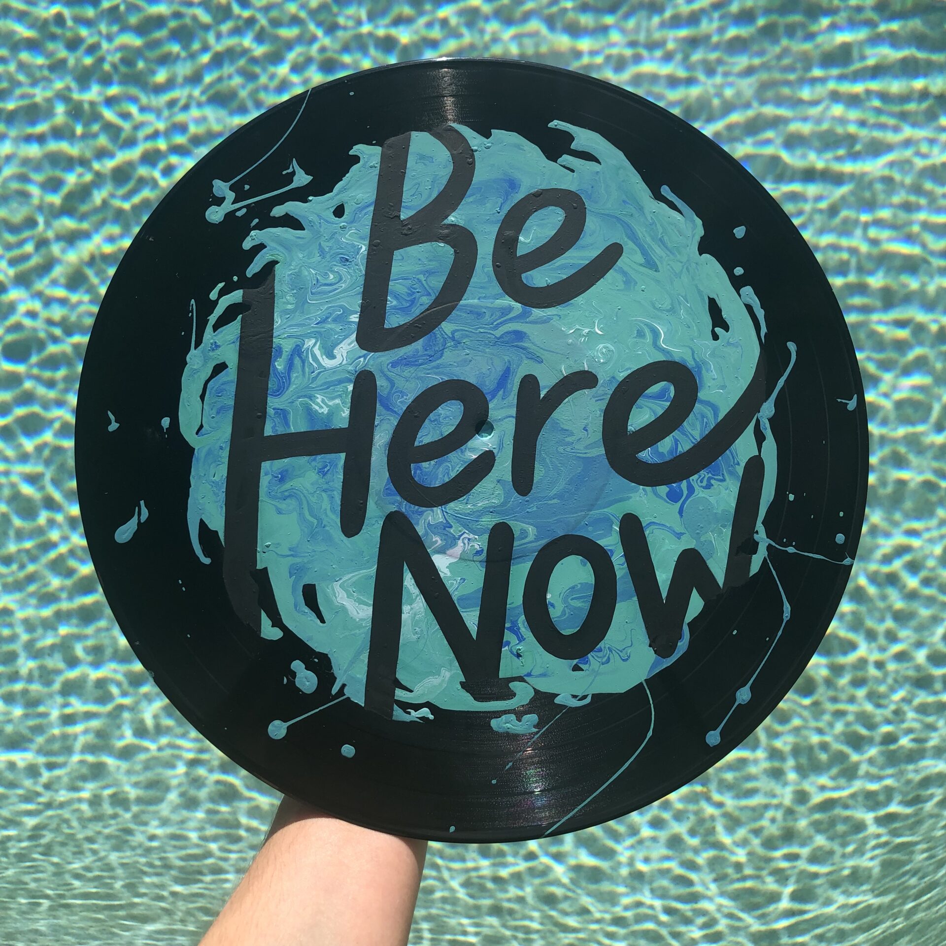Be Here Now I Acrylic on Vinyl